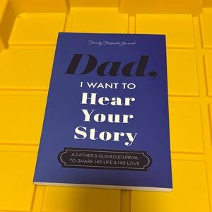 Blue 'Dad, I Want to Hear Your Story' Journal